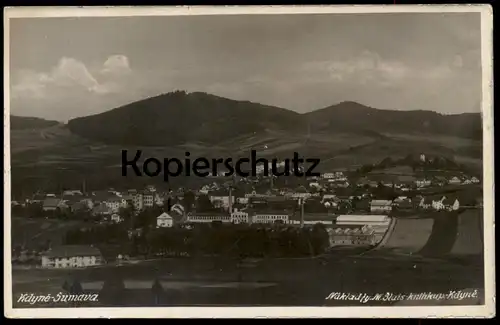 ALTE POSTKARTE KDYNE SUMAVA PANORAMA Neugedein Tschechische Republik ceska republika czech republic postcard AK cpa