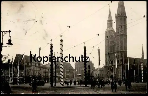 ALTE POSTKARTE BRAUNSCHWEIG FESTSCHMUCK GRÜSSE VOM VERBANDSTAG 1933 Ansichtskarte AK cpa postcard