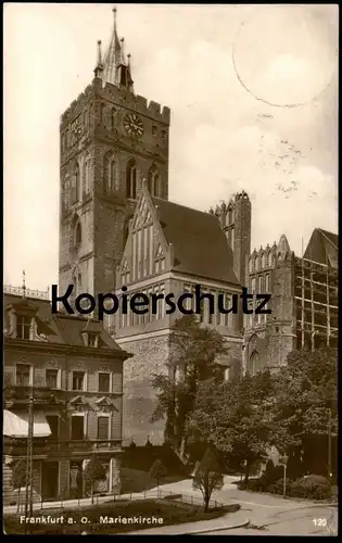 ALTE POSTKARTE FRANKFURT ODER MARIENKIRCHE KIRCHE Ansichtskarte AK cpa postcard