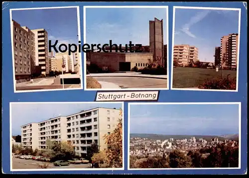 ÄLTERE POSTKARTE STUTTGART BOTNANG HOCHHÄUSER Ansichtskarte AK cpa postcard