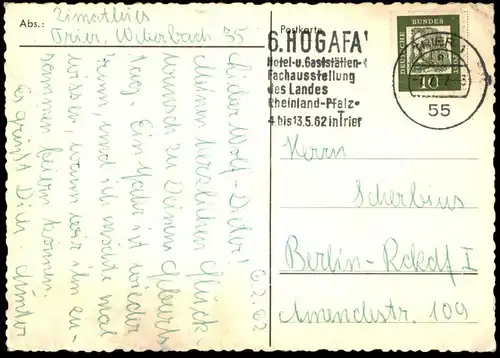 ÄLTERE POSTKARTE BERLIN DREI WERTOS 3 MUSIKER AUS BERLIN GRUPPE BAND MUSIKBAND MUSIK Ansichtskarte AK cpa postcard