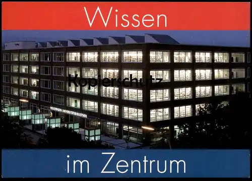 ÄLTERE POSTKARTE BERLIN ERÖFFNUNG DER VOLKSWAGEN UNIVERSITÄTSBIBLIOTHEK BIBLIOTHEK Library Bibliotheque Ansichtskarte AK