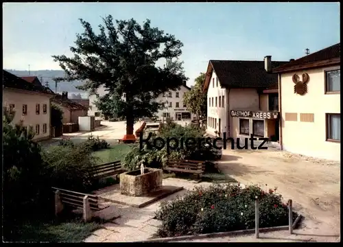 ÄLTERE POSTKARTE KINDING IM ALTMÜHLTAL MARKTPLATZ GASTHOF KREBS Krabbe crab crustacean Ansichtskarte AK cpa postcard