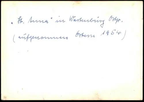 ALTE KARTE WARTENBURG ST. ANNA PFARRKIRCHE KIRCHE Anny Barczewo Ostpreussen AK Ansichtskarte cpa postcard