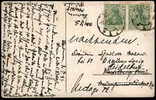 ALTE POSTKARTE MARIENWERDER DOM UND AMTSGERICHT ABSTIMMUNGSGEBIET WESTPREUSSEN KWIDZYN Ansichtskarte AK cpa postcard