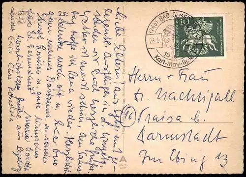 ÄLTERE POSTKARTE HAMBURG HAMBURGER HAFEN MARINE BUNDESTREFFEN 1960 SCHIFF GRIPSHOLM harbour port Fähre Dampfer ship