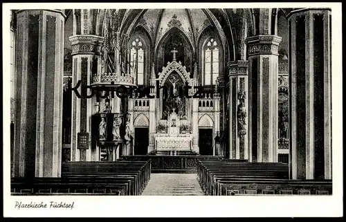 ALTE POSTKARTE FÜCHTORF WESTFALEN PFARRKIRCHE KIRCHE SASSENBERG church église Ansichtskarte AK postcard cpa