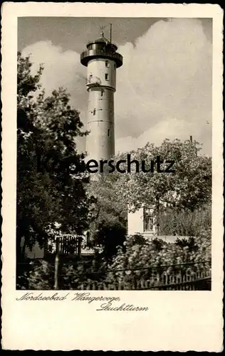 ALTE POSTKARTE INSEL NORDSEEBAD WANGEROOGE 1938 LEUCHTTURM lighthouse phare Ansichtskarte AK cpa postcard