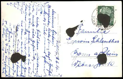 ALTE POSTKARTE GRUSS AUS DER WALDSTADT ISERLOHN GRABENSTRASSE BISMARCKTURM RUPENTEICH ALEXANDERHÖHE SEILERSEE DANZTURM