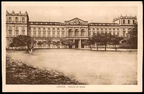 DREI ALTE POSTKARTEN LISBOA PRACA LUIZ LUIS DE CAMOES PALACIO DE AJUDA PANORAMA LISSABON Ansichtskarte postcard cpa AK