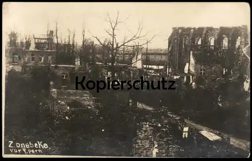 ALTE POSTKARTE ZONEBEKE VOR YPERN ZONNEBEKE IEPER Belgique Belgium Belgien cpa postcard Ansichtskarte AK