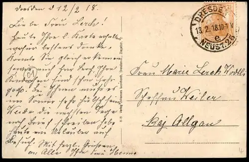 ALTE POSTKARTE DRESDEN ZIRKUS SARRASANI KRIEGSWIRTSCHAFTLICHE TRANSPORTZENTRALE Dampfmaschine steam engine Cirkus Circus