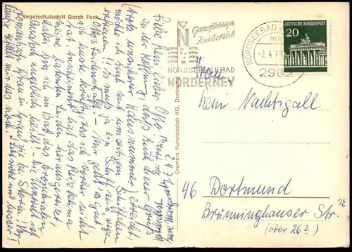 ÄLTERE POSTKARTE SEGELSCHULSCHIFF GORCH FOCK SEGELSCHIFF Schiff sailing ship Ansichtskarte AK cpa postcard