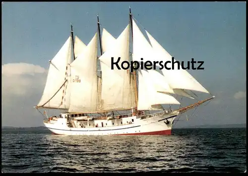 ÄLTERE POSTKARTE SEGELSCHULSCHIFF GROSSHERZOGIN ELISABETH HEIMATHAFEN ELSFLETH Schiff sailing ship AK cpa postcard