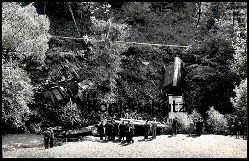 ALTE FOTO POSTKARTE EISENBAHN UNGLÜCK ÖBB DAMPLOK 038 KOGLHOF BIRKFELD FEISTRITZ 19.08.1962 train accident Zugunglück