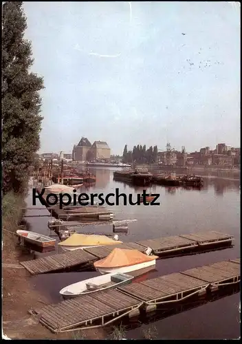 ÄLTERE POSTKARTE WITTENBERGE KREIS PERLEBERG HAFEN PANORAMA harbour port Ansichtskarte AK cpa postcard