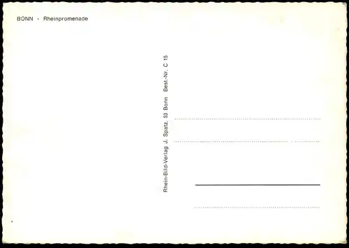 ÄLTERE POSTKARTE BONN RHEINPROMENADE AUSFLUGSSCHIFF VERONA FAHRGASTSCHIFF SCHIFFE SCHIFF Ansichtskarte AK postcard cpa