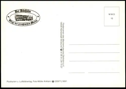 ÄLTERE POSTKARTE DER DÄNHOLM WIEGE PREUSSISCHER MARINE INSEL AK Ansichtskarte postcard cpa