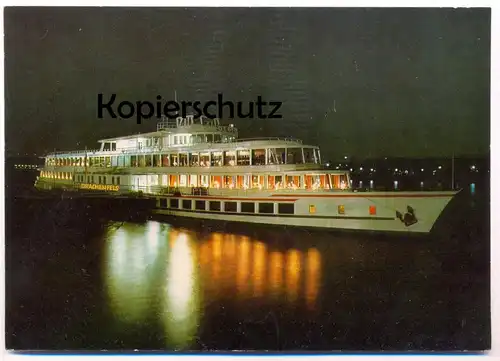 ÄLTERE POSTKARTE MS M/S DRACHENFELS KÖLN DÜSSELDORFER KREUZFAHRTSCHIFF Dampfer Schiff ship Ansichtskarte cpa postcard
