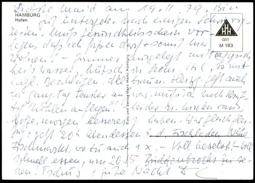 ÄLTERE POSTKARTE HAMBURG HAFEN DAMPFER SCHIFF SCHIFFE harbour port puerto Fähre ship Ansichtskarte AK cpa postcard