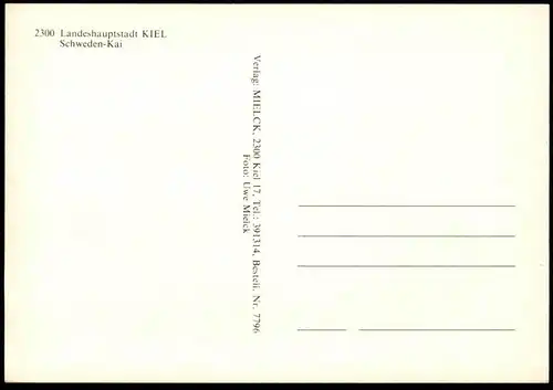 ÄLTERE POSTKARTE KIEL STENA LINE SCHWEDEN KAI DAMPFER PASSAGIERSCHIFF FÄHRE ferry Schiff ship postcard cpa Ansichtskarte