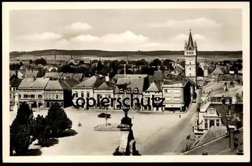 ALTE POSTKARTE VYSOKE MYTO NAMESTI KLEMENTA GOTTWALDA Ceska czech republic Tschechische Republik AK cpa postcard