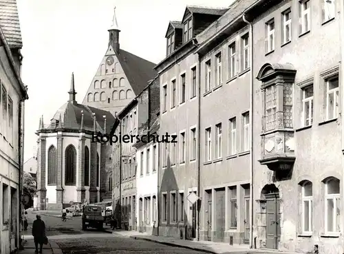 ÄLTERES GROSSES FOTO FREIBERG INNENSTADT 23 cm x 17 cm Bild photo