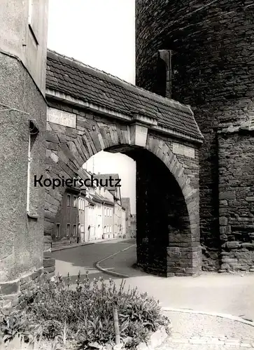 ÄLTERES GROSSES FOTO FREIBERG DONATSTOR Eintracht bricht Not Zwietracht bringt Tod 23 cm x 17 cm Bild photo