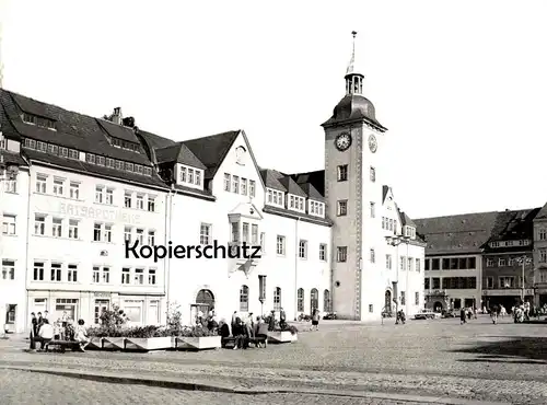 ÄLTERES GROSSES FOTO FREIBERG RATSAPOTHEKE RATHAUS 23 cm x 17 cm Bild photo