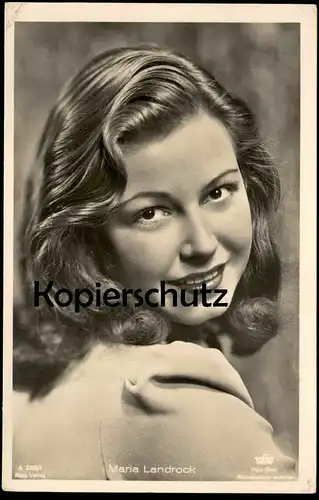 ALTE POSTKARTE MARIA LANDROCK FILM-SCHAUSPIELERIN FOTO BINZ ROSS VERLAG actress acteur postcard cpa AK Ansichtskarte