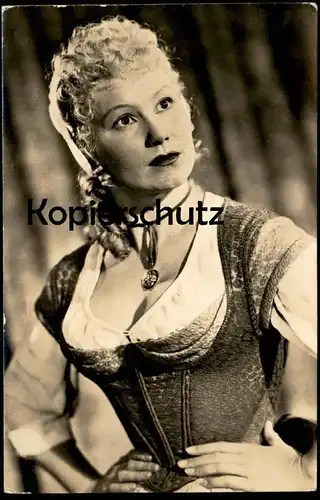 ALTE POSTKARTE LORE FRISCH FILM-SCHAUSPIELERIN DEFA FILM ZAR UND ZIMMERMANN TRACHT actress acteur Film Foto postcard AK