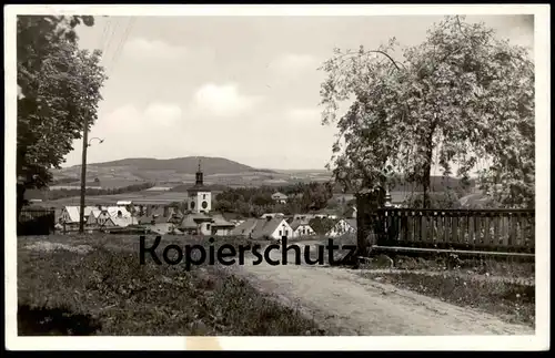 ALTE POSTKARTE JILEMNICE STARKENBACH WEG PANORAMA 1940 Ceska Republika Tschechische Repubilk postcard cpa Ansichtskarte