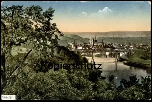 ALTE POSTKARTE KAADEN AN DER EGER PANORAMA KADAN SUDETENGAU SUDETEN CESKA REPUBLIKA Ansichtskarte AK cpa postcard