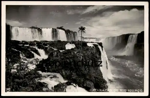 ALTE POSTKARTE CATARATAS DO RIO IGUACU Argentinien Brasilien Argentina L'Argentine Brazil Le Brézil Wasserfall waterfall