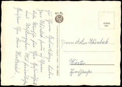 ALTE POSTKARTE WEISST DU WIEVIEL STERNLEIN STEHEN MÄDCHEN JUNGE KIND SIGN. ILSE NORDHAUS enfant child postcard cpa AK