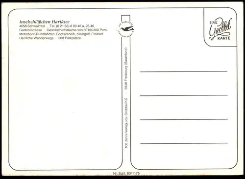 ÄLTERE POSTKARTE HARIKSEE INSELSCHLÖSSCHEN SCHWALMTAL PONTIAC TRANS AM MERCEDES Auto car postcard AK Ansichtskarte