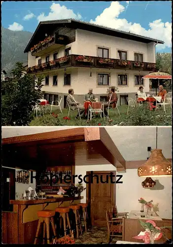 ÄLTERE POSTKARTE SCHARNITZ PENSION CAFÉ BAR BARTLERHOF EISSACK 116 TIROL AK Ansichtskarte postcard cpa