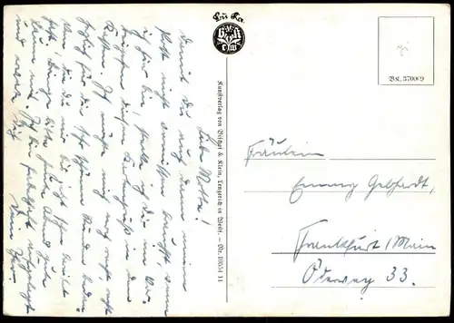 ALTE KÜNSTLER POSTKARTE LANDSCHAFT BACH BÄUME TECKLENBURGER LAND MÜNSTERLAND LUDWIG MUTERT MALER Ansichtskarte