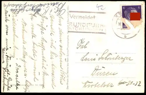 ALTE POSTKARTE KÖLN PETRUSBRUNNEN AM KÖLNER DOM PETRUS BRUNNEN HOURSCH & BECHSTEDT Ansichtskarte AK cpa postcard