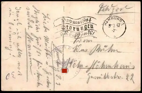 ALTE POSTKARTE HAMBURG ALSTERPARTIE MIT ST. JOHANNIS KLOSTER EPPENDORF AK Ansichtskarte postcard cpa