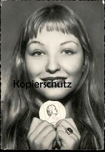 ÄLTERE POSTKARTE MARIA MARINA VLADY FILM-SCHAUSPIELERIN MEDAILLE PARIS 10. MAI actress postcard Ansichtskarte AK cpa