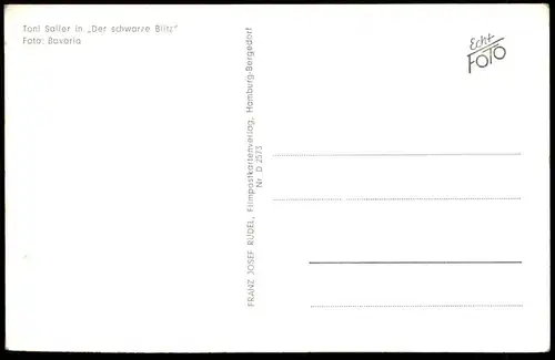 ALTE POSTKARTE TONI SAILER FILM-SCHAUSPIELER IN DER SCHWARZE BLITZ FOTO BAVARIA SKI WINTER actor acteur Foto postcard