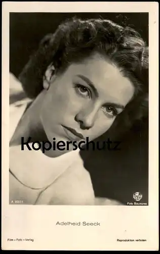 ALTE POSTKARTE ADELHEID SEECK FILM-SCHAUSPIELERIN actress actrice Terra Foto Baumann Verlag postcard cpa Ansichtskarte