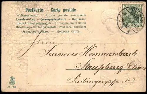 ALTE PRÄGE POSTKARTE FRÖHLICHE OSTERN OSTERHASE EIER MÄDCHEN eggs easter paques postcard Ansichtskarte cpa AK