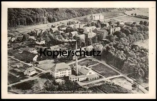 ALTE POSTKARTE LENGERICH IN WESTFALEN PROVINZIALHEILANSTALT HEILANSTALT KLINIK FLIEGERAUFNAHME postcard Ansichtskarte AK