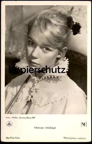 ALTE POSTKARTE MARION MICHAEL FILM-SCHAUSPIELERIN actress acteur actrice Arthur Grimm Arca Ufa postcard Ansichtskarte AK