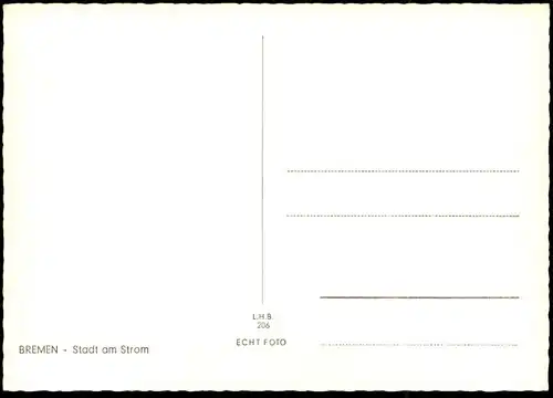 ÄLTERE POSTKARTE BREMEN STADT AM STROM FRACHTSCHIFFE FRACHTSCHIFF BLICK AUF WESER UND STADT Ansichtskarte cpa postcard