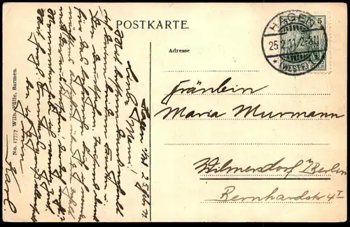 ALTE POSTKARTE GOCKELHAMMER BEI ENGELSKOTTEN REMSCHEID CRONENBERG BERGISCHES LAND SCHMIEDE SCHMIED BERUF postcard AK cpa