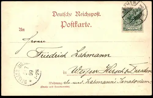 ALTE POSTKARTE BREMEN WALLPARTHIE BEIM BISCHOFSTHOR 1899 WALLPARTIE BEIM BISCHOFSTOR Ansichtskarte cpa postcard AK