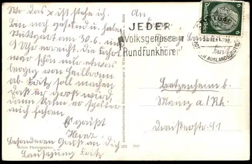 ALTE POSTKARTE STUTTGART HAUPTBAHNHOF 1941 HINDENBURGPLATZ Tram tramway Strassenbahn Bahnhof station gare cpa postcard